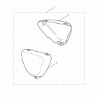 Bonneville SE Side panel set, chrome