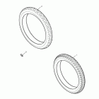 Bonneville SE Tyres, valves & balance weights