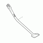 Bonneville T100 Side stand kit, chrome
