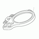 Bonneville T100 Instrument facia, chrome