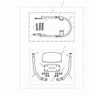 Bonneville T100 Sissy bar high kit