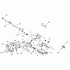 Rocket III Roadster Rear brake master cylinder, reservoir & pedal - roadster