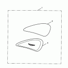 Rocket III Roadster Knee pad kit