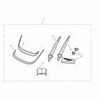 Rocket III Touring Blade embellishers, pannier kit