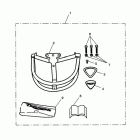 Rocket III Touring Rear fender rail kit
