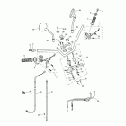 Scrambler Handlebars, top yoke, cables & mirrors