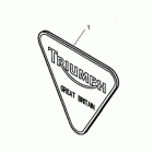 Scrambler Badge kit, triangular