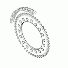 Scrambler Chain & sprocket kit