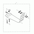 Scrambler Skid plate kit, black