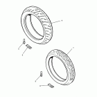Sprint GT Tyres, valves & balance weights