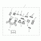 Thunderbird Adjustable passenger footboard hardware kit
