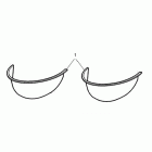 Thunderbird Auxiliary lamp visor kit