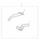 Thunderbird Storm Chrome levers kit