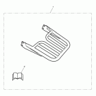 Thunderbird Storm Chrome luggage rack