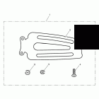 Thunderbird Storm Single seat rack, type 2, black
