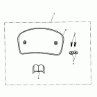 Tiger 1050 Back rest kit, top box