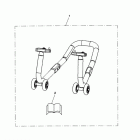 Tiger 1050 Paddock stand, front