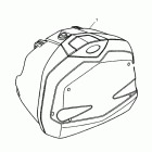 Tiger 1050 Pannier assy, rh, spares condition