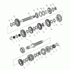Tiger 1050 SE Transmission > eng no 536532
