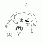 Tiger 1050 SE Grab rail kit