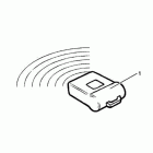 Tiger 1050 SE Radio key kit