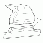 Tiger 800XC Backrest, topbox
