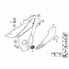 F650GS(K72) 09+ (K72) Обтекатель боковой, перед.