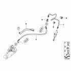 F800R (K73) Тормозные трубки задн.