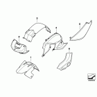 F800R (K73) Paint parts wn56 white / blue / red / black