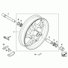 F800R (K73) Диск колеса передний