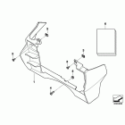 F800R (K73) Grill trim, plastic