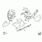 K1300GT (K44) Painted parts wn75 granit-grau met.