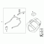 K1300R (K43) Case holder / mounting parts