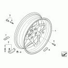 R900RT 09-10 (K26) Диск колеса задний