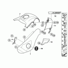 R1200GS ADV 10+ (K255) Trim panel parts - mounting parts