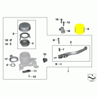 R1200GS ADV 10+ (K255) Handbremsarmatur lenkerklemmung m5