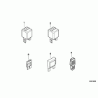 S1000RR 10-11 (K46) Relays and fuses