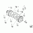 S1000RR 10-11 (K46) Коленчатый вала / вкладыши коренные