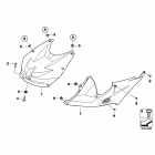 S1000RR 10-11 (K46) Облицовка бака