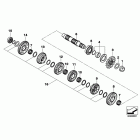 S1000RR 10-11 (K46) Вторичный вал