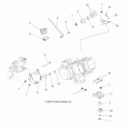 SPORTSMAN TOURING 500 EFI - A09DN50AB/AZ Крепление двигателя