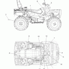 SPORTSMAN TOURING 800 EFI INTL - A09DN76FC Наклейки