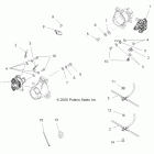 SPORTSMAN 500 EFI TRACTOR - A09MN50ET Brakes, rear brake lines