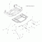 SPORTSMAN X2 500 EFI - A09TN50AX/AZ Body, box frame and latch