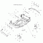 SPORTSMAN X2 500 EFI QUAD - A09TN50EA Body, box, rear
