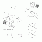 SPORTSMAN X2 500 EFI QUAD - A09TN50EA Brakes, rear brake lines