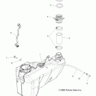 SPORTSMAN XP 550 - A09ZN55AL/AQ/AS/AT/AX Топлевный бак