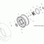 SPORTSMAN XP 850 INTL - A09ZN85FL/8CFL Переднее колесо
