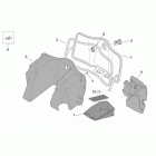 Mojito 125-150 Central body - glove comp.