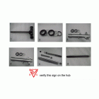 Scarabeo 250 Light E3 Ming xing fron fork